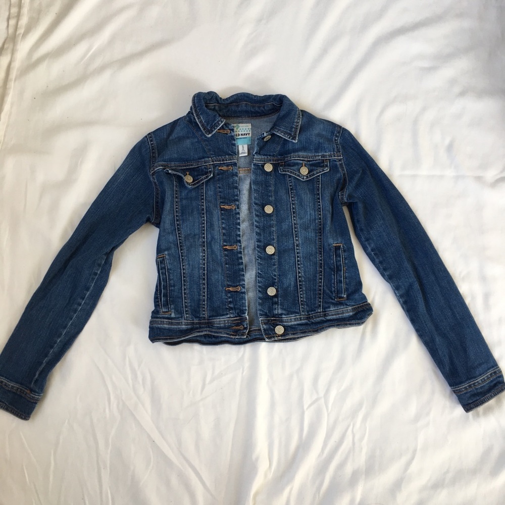 Girl’s old navy denim jacket